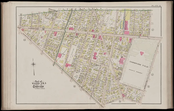 Atlas of the city of Cambridge, Massachusetts