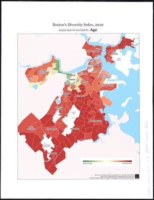 Boston's diversity index, 2010 : measures of diversity
