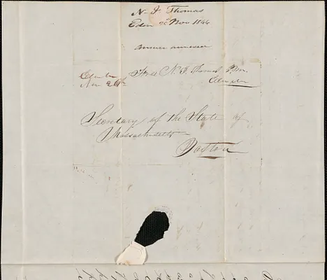 N.C. Thomas to George Coffin, 25 November 1844