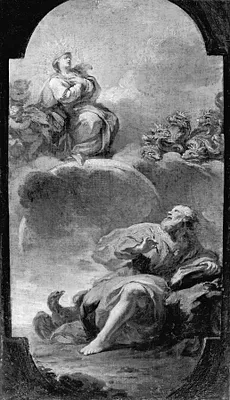 The Vision of Saint John the Evangelist on Patmos