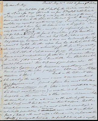 Letter from John Bishop Estlin, Bristol, to Samuel May, May 26th, 1848 to June 9th