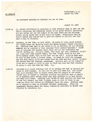 Summaries of Telephone Conversations
