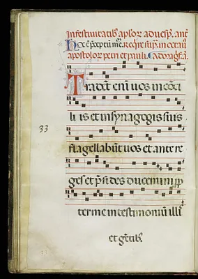 Leaf from Antiphonary