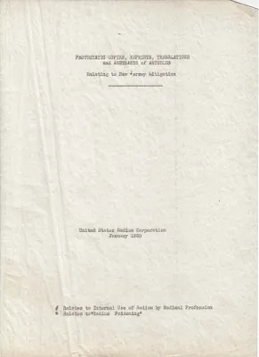 Report, May , 1934