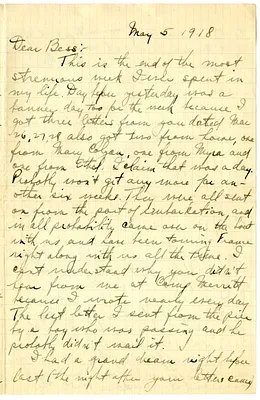 Letter from Harry S. Truman to Bess Wallace