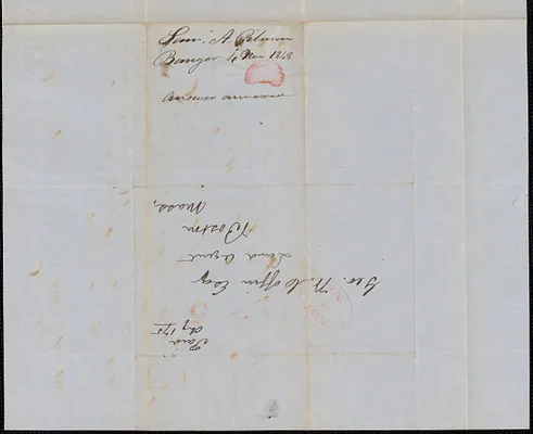 Samuel A. Gilman to George Coffin, 4 November 1848