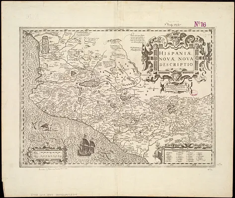 Hispaniae novae nova descriptio