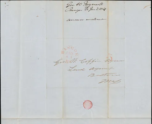 George W. Ingersoll to George Coffin, 23 January 1847