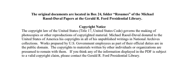 Resumes