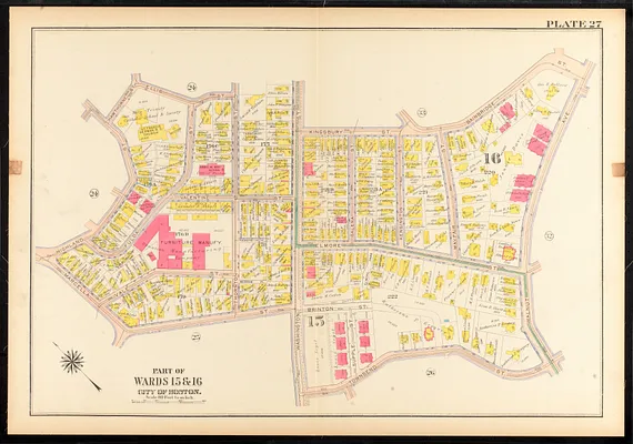 Atlas of the city of Boston, Roxbury