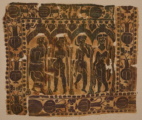 Garment Decoration with Scene of The Judgment of Paris?