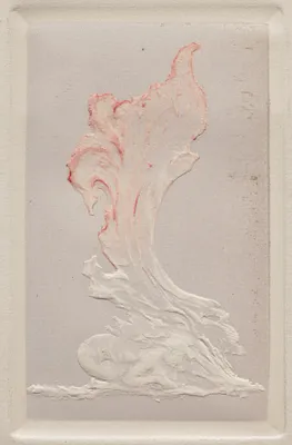 Dancing Woman in Kneeling Position Enveloped in Drapery