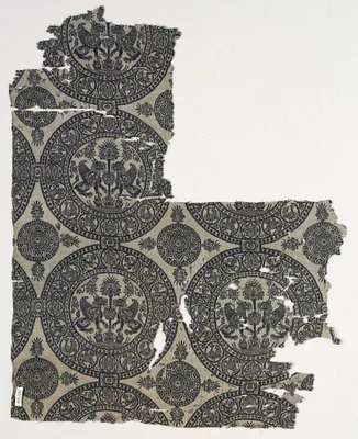 Fragments with Griffins in Roundels