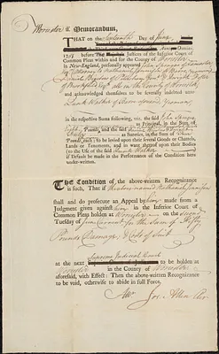 Recognizance