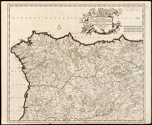 Regnorum Castellae veteris, Legionis, et Gallaeciae, principatuumq[ue] Biscaiae, et Asturiarum, accuratissima descriptio