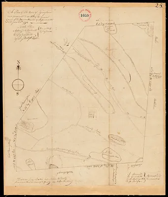 Plan of Tyringham, surveyor's name not given, dated May 1795.