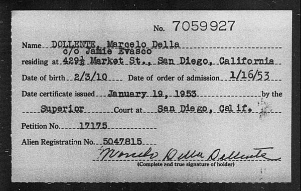Dollente, Marcelo Della - 1953