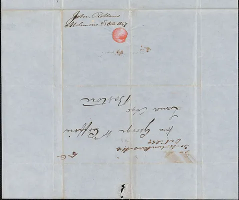 John Rollins to George Coffin, 23 October 1847