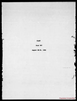 Volume 767, August 28 – August 31, 1944