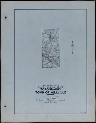 Topography Town of Millville