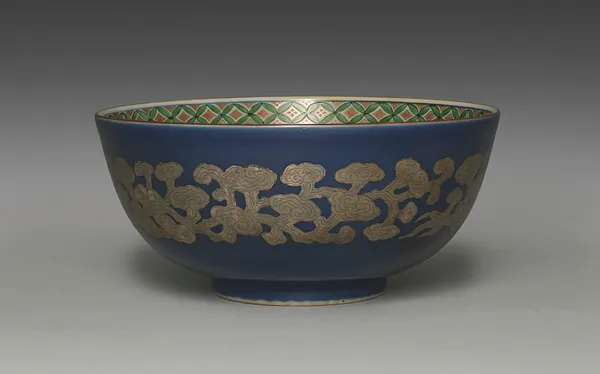 Bowl with Numinous Fungi and Kirin