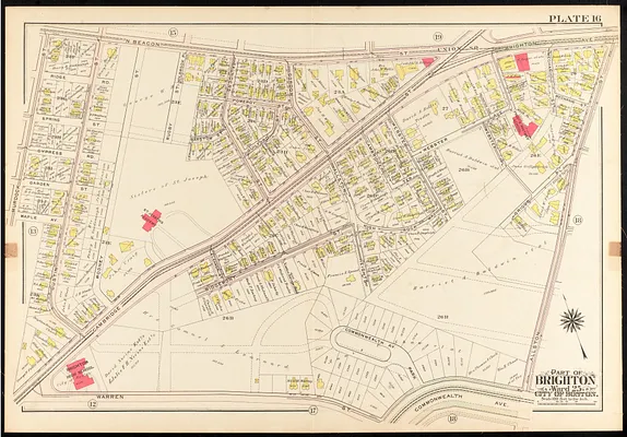 Atlas of the city of Boston, ward 25, Brighton