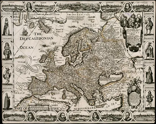 A new, plaine & exact map of Europe