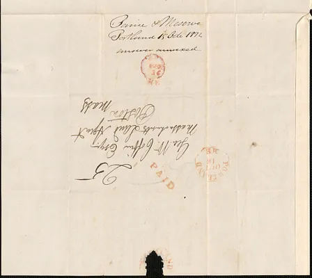 Notes from Paine and Meserve, 24 December 1834