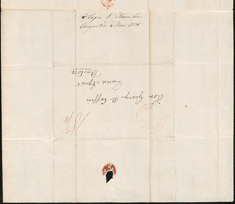 Elijah L. Hamlin to George Coffin, 5 March 1838