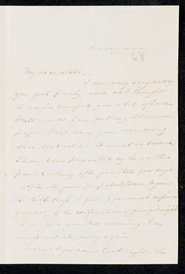 Letter to sister [Isabel] from sister Maria, n.d.