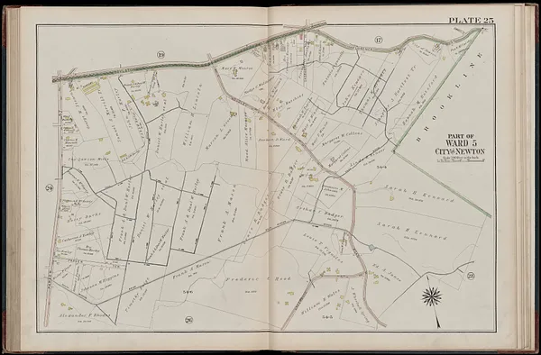 Atlas of the city of Newton, Massachusetts
