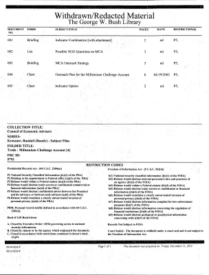 Trade: Millennium Challenge Account [4]
