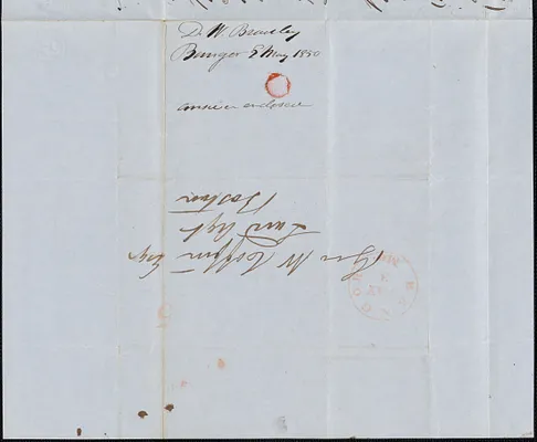 David W. Bradley to George Coffin, 2 May 1850