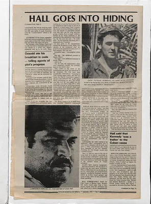 Various newspaper and magazine clippings of articles relating to JFK, Jim Garrison, individuals under investigation, Martin Luther King, and other topics that interested Garrison. Also, includes excerpts from books regarding the JFK assassination and some