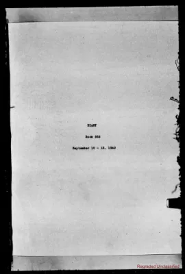 Volume 568, September 10 – September 13, 1942