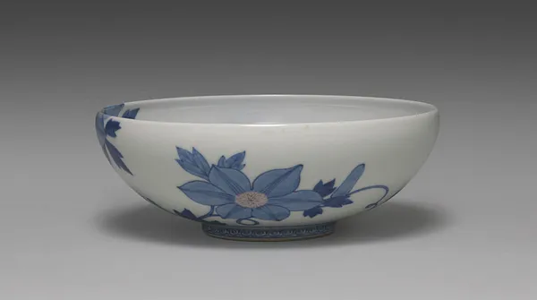 Dining Bowl with Clematis