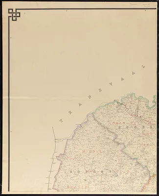Map of the Orange River Colony