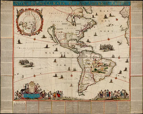 Noua et accurata totius Americae tabula