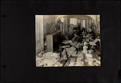 I.W.W. Headquarters, 115 East 10 St., N. Y. City, raided Nov. 15, 1919