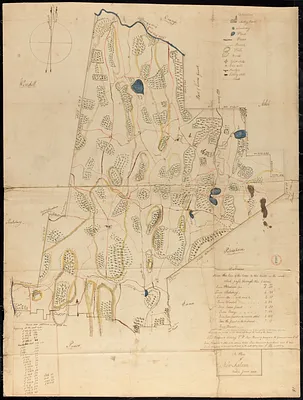 Plan of New Salem, surveyor's name not given, dated June 1830