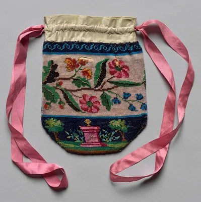 Beaded Bag (floral motif)