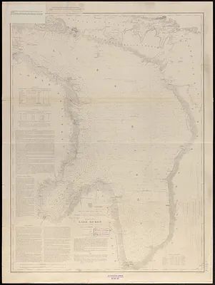 General chart of Lake Huron