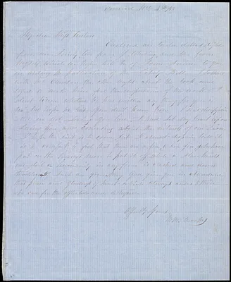 Letter from Mary Merrick Brooks, Concord, [Mass.], to Anne Warren Weston, Nov. 4th / [18]55