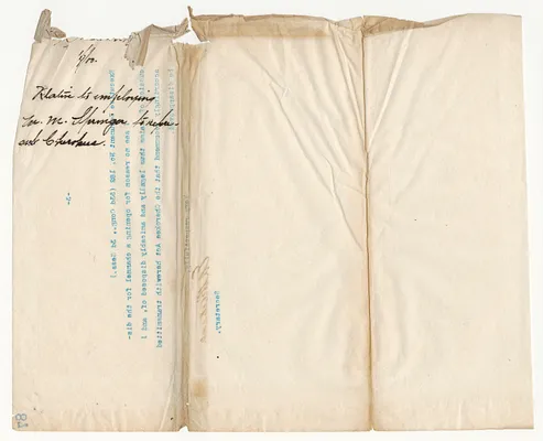 Letter from Secretary of the Interior E. A. Hitchcock  to President William McKinley