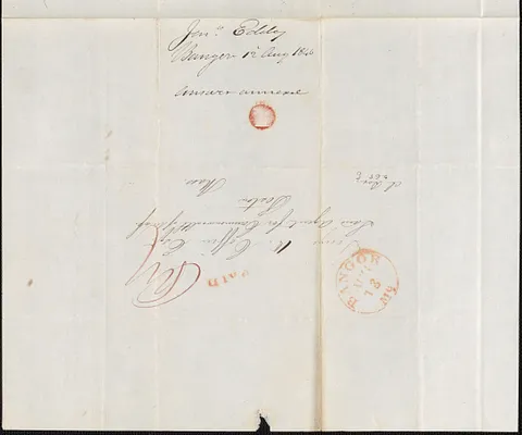 Jonathan Eddy to George Coffin, 12 August 1840