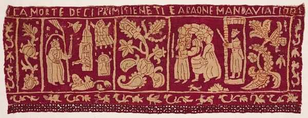 Embroidered Border: The Death of the First Born and the Israelites Sent Away