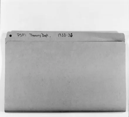 Treasury, 1933-1937