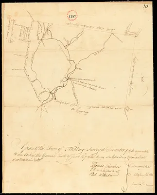 Plan of Fitchburg, surveyor's name not given, dated December, 1794.