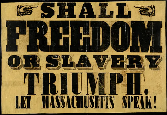 Shall freedom or slavery triumph