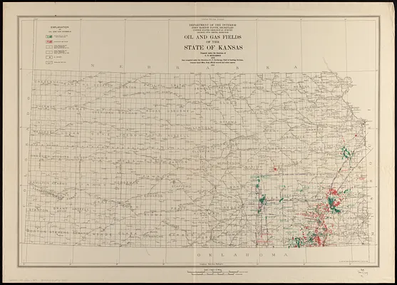 Oil and gas fields of the state of Kansas